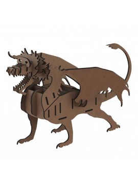 Intra απο ξύλο plywood 3mm-4mm πάχος - Διοργανωτής αναλωσίμων γραφείου Dragon Remote Control Holder Δίασταση 30x30 cm Intraeaxys-eo0qgp31