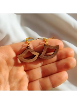 Σετ των 3 Intra απο ξύλο plywood 3mm-4mm πάχος - Ξύλινα Σκουλαρίκια Statement Δίασταση 3x3 cm Intraeaxys-yonpzkp1