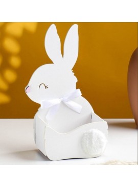 Intra απο ξύλο plywood 3mm-4mm πάχος - Bunny Flower Box Planter Δίασταση 30x30 cm Intraeaxys-91jdn6g1