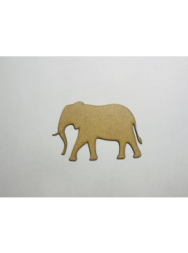 Intra απο ξύλο plywood 3mm-4mm πάχος - Ημιτελής χειροτεχνία με ξύλινη αποκοπή ελέφαντα Δίασταση 30x30 cm Intraeaxys-yon03np7