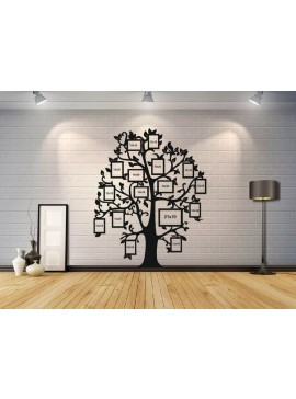 Intra απο ξύλο plywood 3mm-4mm πάχος - Κορνίζα οικογενειακού δέντρου Δίασταση 30x30 cm Intraeaxys-6o3n8l31