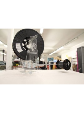 Intra απο ξύλο plywood 3mm-4mm πάχος - Στήριγμα καρουλιού Strongprint Δίασταση 30x30 cm Intraeaxys-51rrmn01