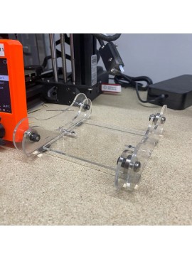 Intra απο ξύλο plywood 3mm-4mm πάχος - Θήκη 3D Printer Filament Spool Δίασταση 30x30 cm Intraeaxys-075yeqko