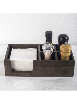 Intra απο ξύλο plywood 3mm-4mm πάχος - Θήκη για χαρτοπετσέτα αλάτι πιπέρι Δίασταση 30x30 cm Intraeaxys-r7vmg9l7