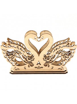 Intra απο ξύλο plywood 3mm-4mm πάχος - Θήκη χαρτοπετσέτας Swans Δίασταση 30x30 cm Intraeaxys-ro6y5z27