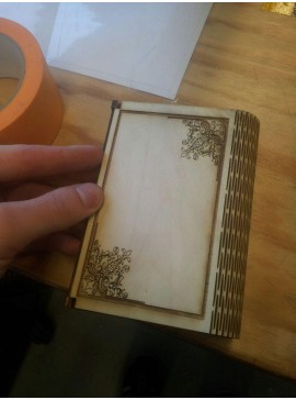 Intra απο ξύλο plywood 3mm-4mm πάχος - Ξύλινο Flex Box με Χαρακτική Δίασταση 30x30 cm Intraeaxys-6o3y9e37