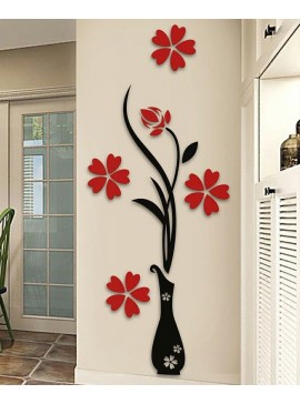 Intra απο ξύλο plywood 3mm-4mm πάχος - Τέχνη τοίχου λουλουδιών Δίασταση 30x30 cm Intraeaxys-eo20xl47