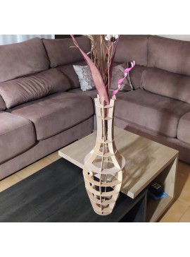 Intra απο ξύλο plywood 3mm-4mm πάχος - Βάζο Ξύλινο Σχέδιο Δίασταση 30x30 cm Intraeaxys-51rrlpm1