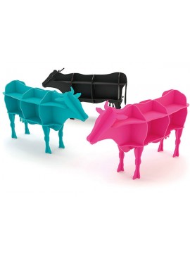 Intra απο ξύλο plywood 3mm-4mm πάχος - Ξύλινη Βιβλιοθήκη αγελάδας σε σχήμα αγελάδας Δίασταση 30x30 cm Intraeaxys-m1d6rqe7