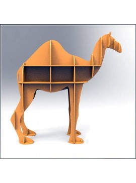 Intra απο ξύλο plywood 3mm-4mm πάχος - Έπιπλα αποθήκευσης βιβλίων ραφιών Camel Δίασταση 30x30 cm Intraeaxys-qommk54o