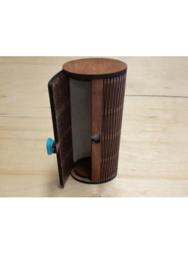 Intra απο ξύλο plywood 3mm-4mm πάχος - Θήκη γυαλιού ηλίου Δίασταση 30x30 cm Intraeaxys-075ykzmo