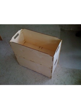 Intra απο ξύλο plywood 3mm-4mm πάχος - Stack Box 3mm Κόντρα πλακέ Δίασταση 30x30 cm Intraeaxys-51rrzld1