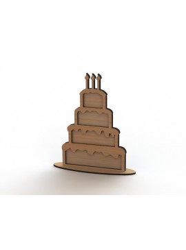 Intra απο ξύλο plywood 3mm-4mm πάχος - Τούρτα βιβλίου επισκεπτών Heart Drop Box Δίασταση 30x30 cm Intraeaxys-joed0d91