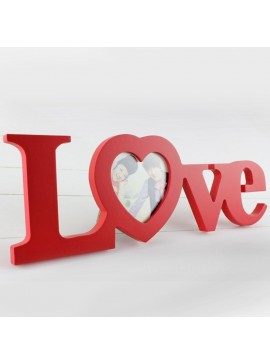 Intra απο ξύλο plywood 3mm-4mm πάχος - Κορνίζα Heart Love Δίασταση 30x30 cm Intraeaxys-ro6yg6m7