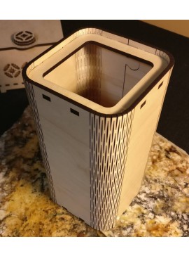 Intra απο ξύλο plywood 3mm-4mm πάχος - Μολύβι Κύπελλο με ζωντανούς μεντεσέδες 3mm Αρχείο PDF προτύπου Δίασταση 30x30 cm Intraeaxys-e1gkx4do