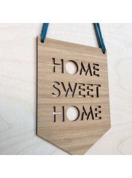 Intra απο ξύλο plywood 3mm-4mm πάχος - Σπίτι Γλυκό Σπίτι Διακόσμηση τοίχου Δίασταση 40x50 cm Intraeaxys-r7v6dzlo