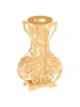 Intra απο ξύλο plywood 3mm-4mm πάχος - Βάζο διακόσμησης σπιτιού Δίασταση 30x30 cm Intraeaxys-51rr3rd1