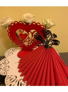 Intra απο ξύλο plywood 3mm-4mm πάχος - Θήκη για χαρτοπετσέτα λουλουδιών Δίασταση 30x30 cm Intraeaxys-6o3ywwk7