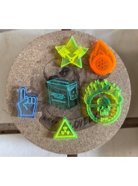 Intra απο ξύλο plywood 3mm-4mm πάχος - Gaslands Tokens Δίασταση 30x30 cm Intraeaxys-lopqw0x7