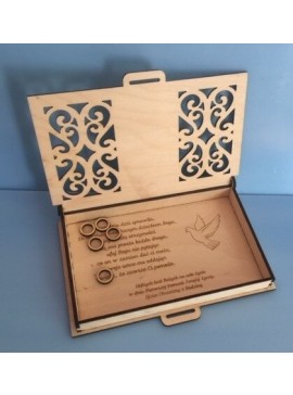 Intra απο ξύλο plywood 3mm-4mm πάχος - Εγχάρακτο ξύλο First Communion Jewelry Box Αρχείο PDF Δίασταση 30x30 cm Intraeaxys-075yr3po