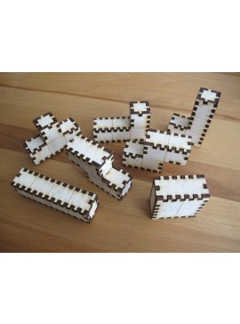 Intra απο ξύλο plywood 3mm-4mm πάχος - Ξύλινα Μπλοκ Tetris 4mm Δίασταση 30x30 cm Intraeaxys-51rrmlr1