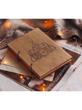 Intra απο ξύλο plywood 3mm-4mm πάχος - Διακόσμηση χαρακτικής με λέιζερ Happy Moments Camera Birds Δίασταση 30x30 cm Intraeaxys-joedz8d1