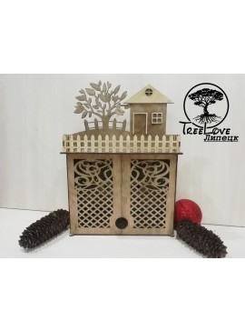 Σετ των 3 Intra απο ξύλο plywood 3mm-4mm πάχος - Ντουλάπι για μπρελόκ Ξύλινο Κουτί Μπρελόκ Επιτοίχιο Διακοσμητικό Μπρελόκ 3mm Δίασταση 5x5 cm Intraeaxys-joedgr91