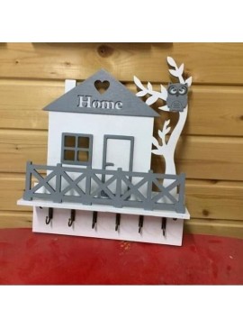 Intra απο ξύλο plywood 3mm-4mm πάχος - Κλειδοθήκη με ράφι Δίασταση 30x30 cm Intraeaxys-voq2pzdo