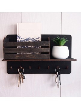 Intra απο ξύλο plywood 3mm-4mm πάχος - Κλειδοθήκη τοίχου με ράφι Δίασταση 30x30 cm Intraeaxys-eoxlg6vo