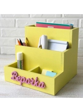Intra απο ξύλο plywood 3mm-4mm πάχος - Θήκη αρχείου Stationery Organizer Δίασταση 30x30 cm Intraeaxys-joed8zn1