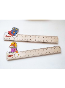 Intra απο ξύλο plywood 3mm-4mm πάχος - Εξατομικευμένοι Παιδικοί Χάρακες Δίασταση 30x30 cm Intraeaxys-lopq8mk7