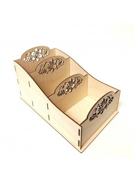 Intra απο ξύλο plywood 3mm-4mm πάχος - Δίσκος ράφι μπαχαρικών κουζίνας Δίασταση 30x30 cm Intraeaxys-078ymkqo