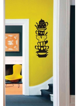 Intra απο ξύλο plywood 3mm-4mm πάχος - Ρολόι τοίχου για πρότυπο κουζίνας Δίασταση 30x30 cm Intraeaxys-51rrxx01