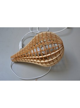 Intra απο ξύλο plywood 3mm-4mm πάχος - Λαμπτήρας δάκρυ Δίασταση 30x30 cm Intraeaxys-eox89kj1