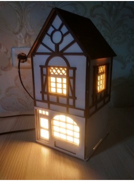 Intra απο ξύλο plywood 3mm-4mm πάχος - Σχέδια CNC Φωτιστικό Νυχτερινό Φωτιστικό Σπίτι Δίασταση 40x50 cm Intraeaxys-e1gkxedo