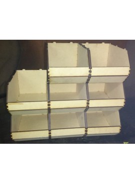 Intra απο ξύλο plywood 3mm-4mm πάχος - Δοχεία αποθήκευσης Linbin Δίασταση 30x30 cm Intraeaxys-075d8ymo