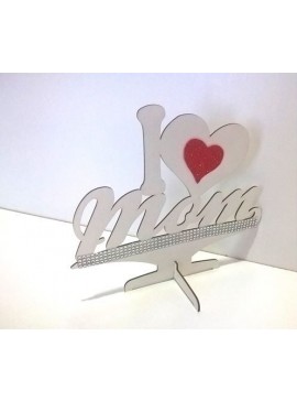 Intra απο ξύλο plywood 3mm-4mm πάχος - Λατρεύω τη μαμά διακόσμηση Δίασταση 30x30 cm Intraeaxys-eo4q6rw7