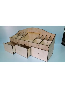 Intra απο ξύλο plywood 3mm-4mm πάχος - Οργάνωση μεγάλου γραφείου Δίασταση 30x30 cm Intraeaxys-d1l4mgom