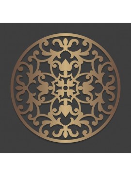 Intra απο ξύλο plywood 3mm-4mm πάχος - Mandala Room Divider Screen Decor Δίασταση 30x30 cm Intraeaxys-078y09qo
