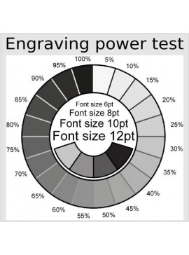 Intra απο ξύλο plywood 3mm-4mm πάχος - ter Engraving Power Test Δίασταση 30x30 cm Intraeaxys-eox8l341