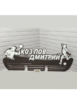 Intra απο ξύλο plywood 3mm-4mm πάχος - Εμφάνιση μεταλλίων επιτραπέζιας αντισφαίρισης με κρεμάστρα μετάλλων ποδοσφαίρου Δίασταση 30x30 cm Intraeaxys-zo9ydke7