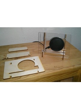 Intra απο ξύλο plywood 3mm-4mm πάχος - Κομοδίνο Δίασταση 30x30 cm Intraeaxys-pokm3981