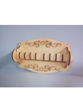 Intra απο ξύλο plywood 3mm-4mm πάχος - Χάρτινη θήκη για τοποθέτηση στον τοίχο Δίασταση 30x30 cm Intraeaxys-078ym64o