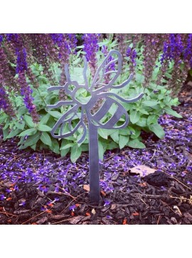 Intra απο ξύλο plywood 3mm-4mm πάχος - Διακοσμήσεις Κήπου Bee Garden Stake Δίασταση 30x30 cm Intraeaxys-yon04lx7