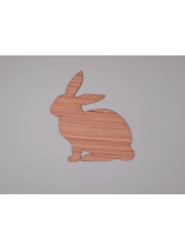 Intra απο ξύλο plywood 3mm-4mm πάχος - Ξύλινο σχήμα χειροτεχνίας λαγουδάκι Δίασταση 30x30 cm Intraeaxys-ro6ynq67