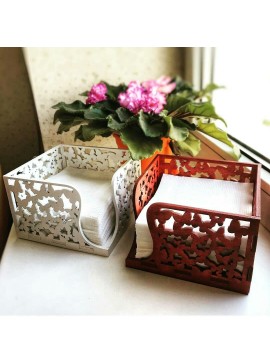 Intra απο ξύλο plywood 3mm-4mm πάχος - Χάρτινη θήκη για χαρτοπετσέτα Δίασταση 30x30 cm Intraeaxys-eo208y37