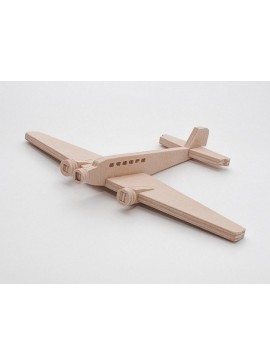 Intra απο ξύλο plywood 3mm-4mm πάχος - Μοντέλο αεροσκάφους Junkers Ju 52 Δίασταση 30x30 cm Intraeaxys-eo20wx47