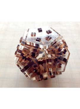 Intra απο ξύλο plywood 3mm-4mm πάχος - Snap Together Μικρό Δωδεκάεδρο Δίασταση 30x30 cm Intraeaxys-p7yr9v6o