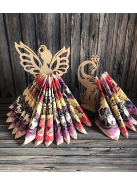 Intra απο ξύλο plywood 3mm-4mm πάχος - Διακόσμηση τραπεζαρίας θήκης για χαρτοπετσέτα Princess Δίασταση 30x30 cm Intraeaxys-ro6yxjm7