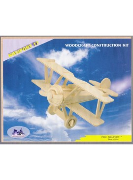 Intra απο ξύλο plywood 3mm-4mm πάχος - Αεροσκάφος Nieuport 17 Δίασταση 30x30 cm Intraeaxys-joey8816